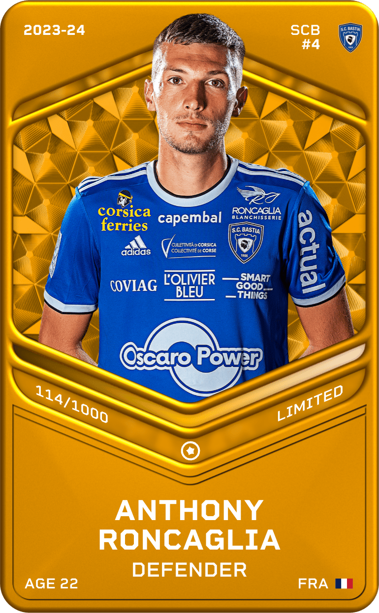 Anthony Roncaglia 2023-24 • Limited 114/1000