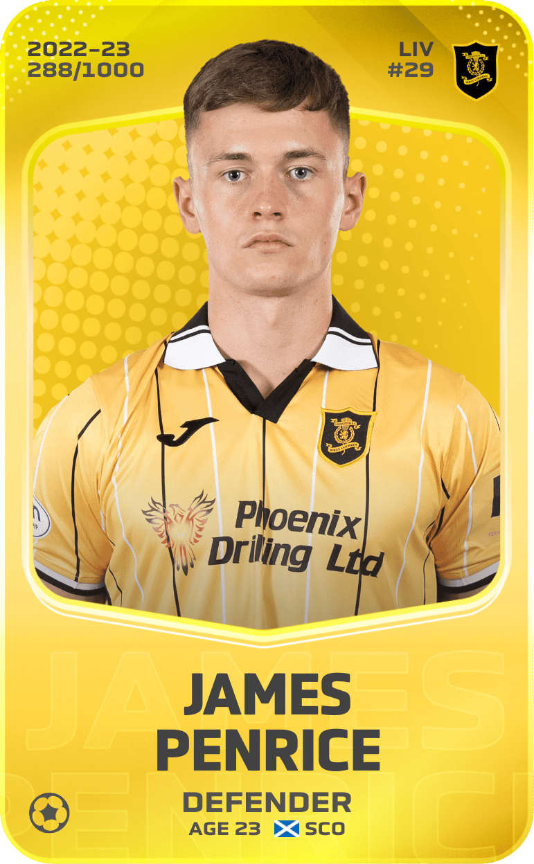 James Penrice 2022-23 • Limited 288/1000
