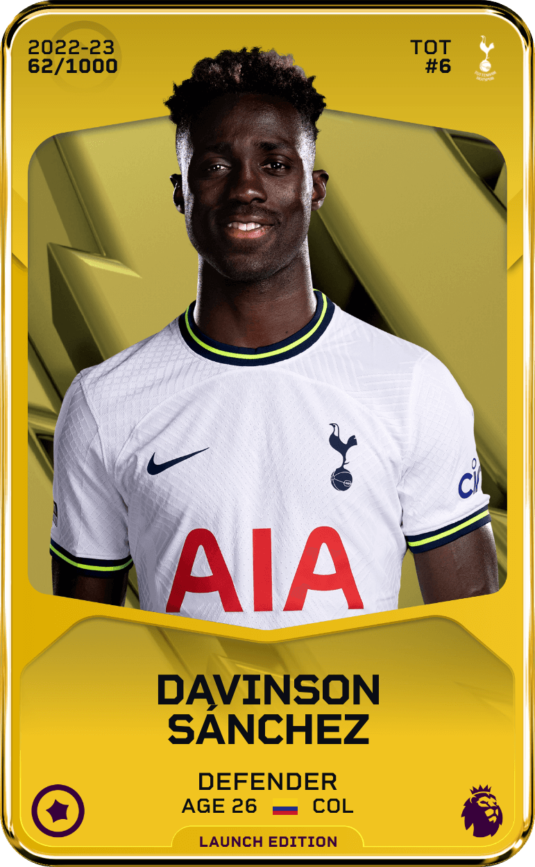 Davinson Sánchez 2022-23 • Limited 62/1000