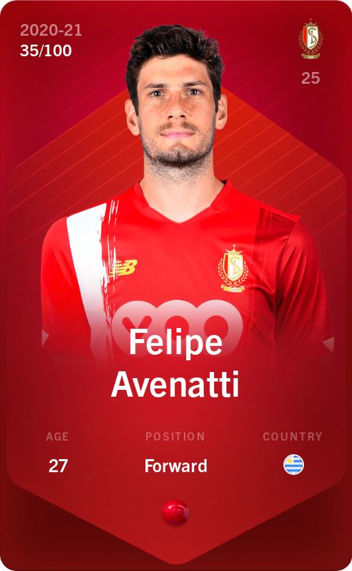 Sorare - Sorare Official - Felipe Avenatti 2020-21 • Rare 35/100 - NFT # 33299990308170477209503345795253726777244178392917600977448729214965277713176