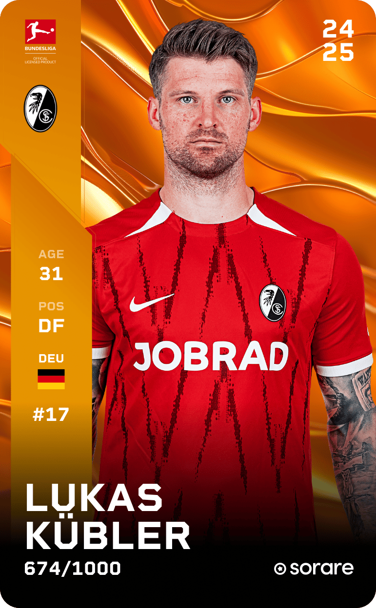 Lukas Kübler 2024-25 • Limited 674/1000