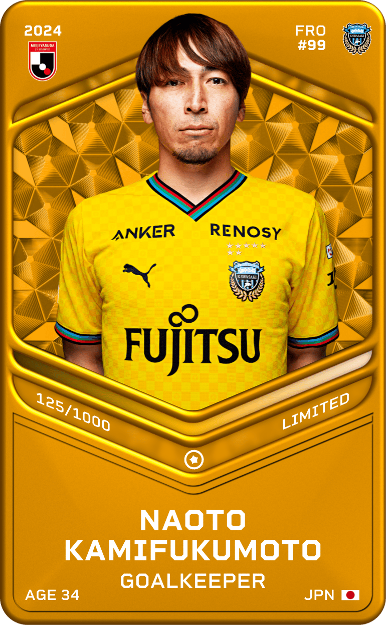 Naoto Kamifukumoto 2024-25 • Limited 125/1000