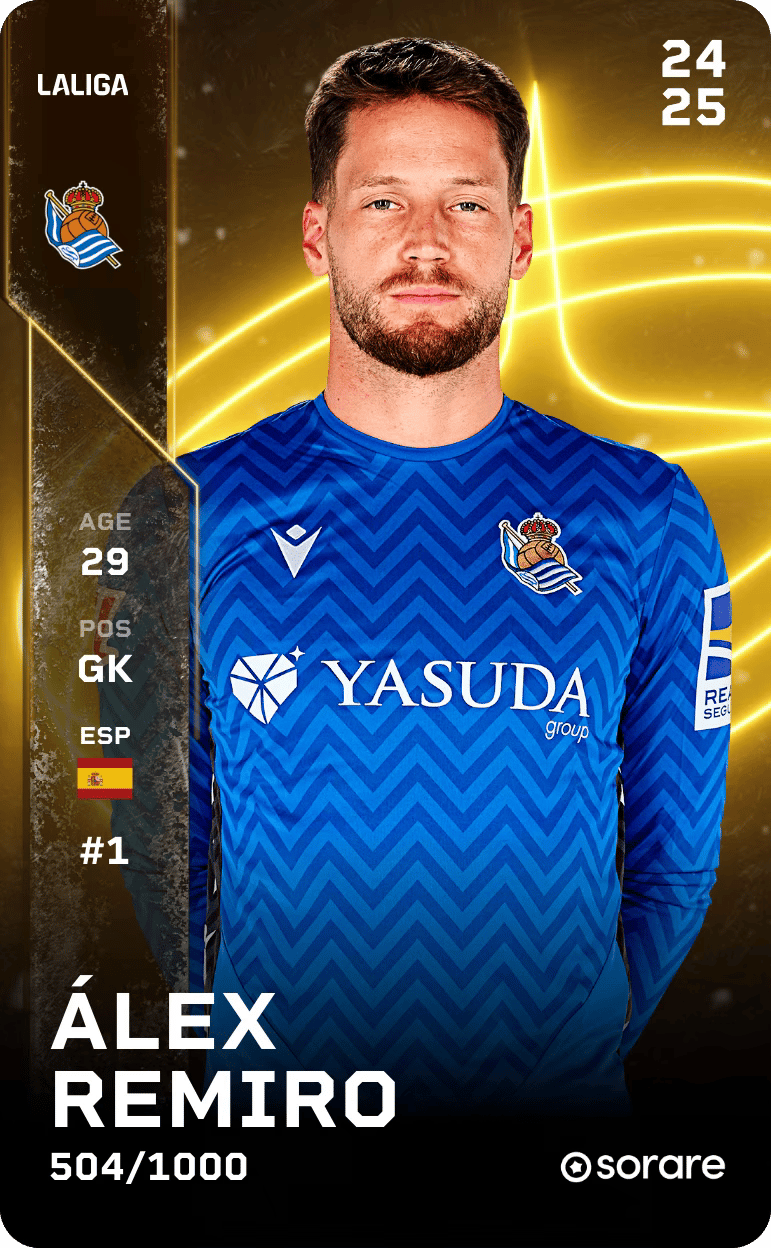 Álex Remiro 2024-25 • Limited 504/1000