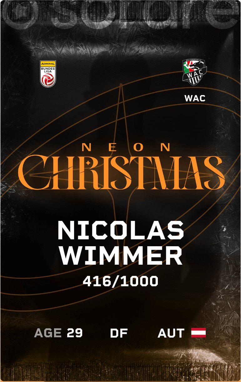 Nicolas Wimmer 2024-25 • Limited 416/1000