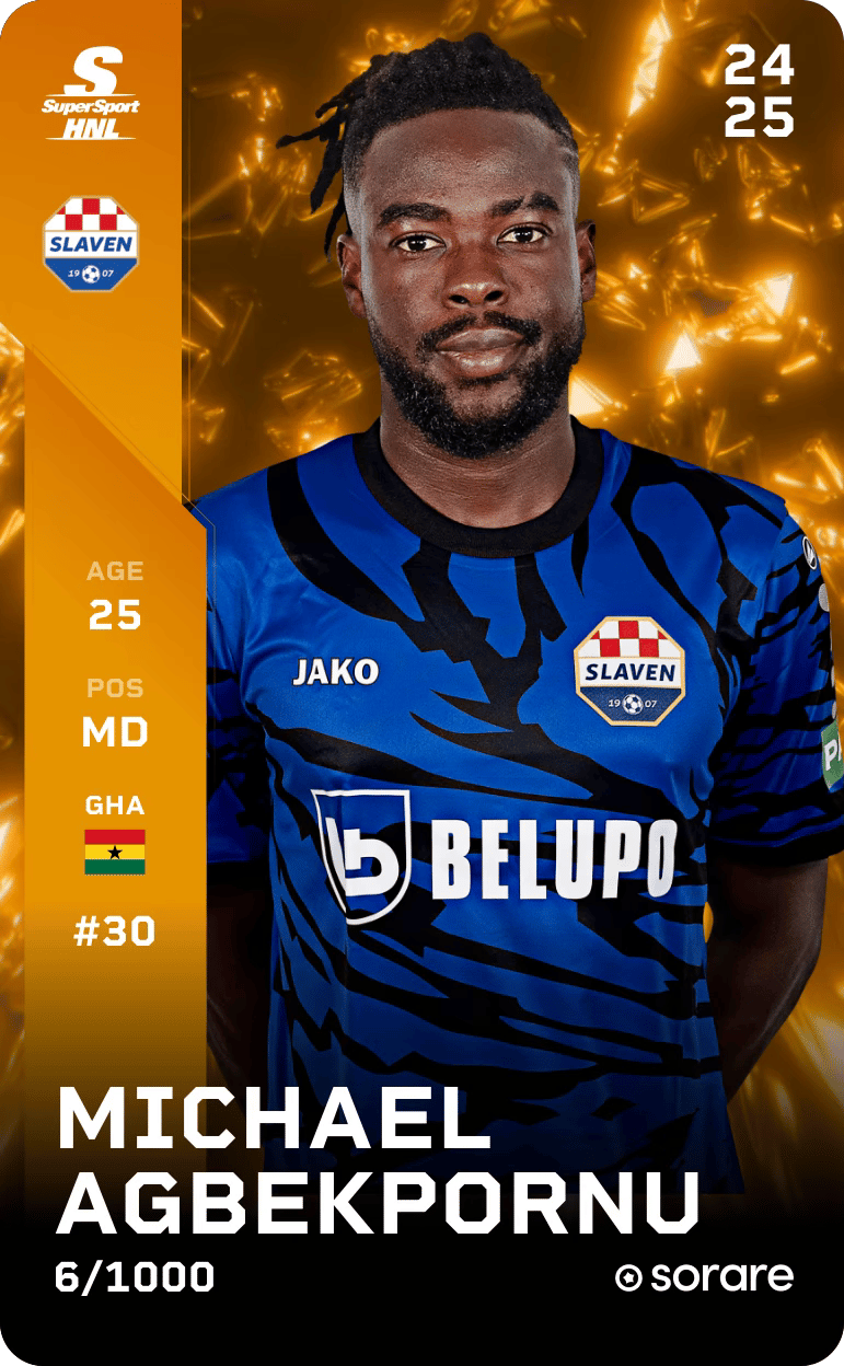 Michael Agbekpornu 2024-25 • Limited 6/1000