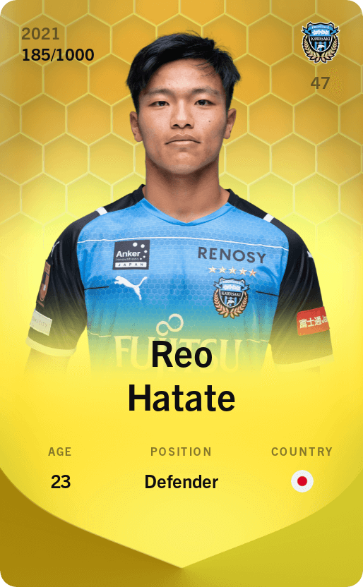 Reo Hatate 2021-22 • Limited 185/1000