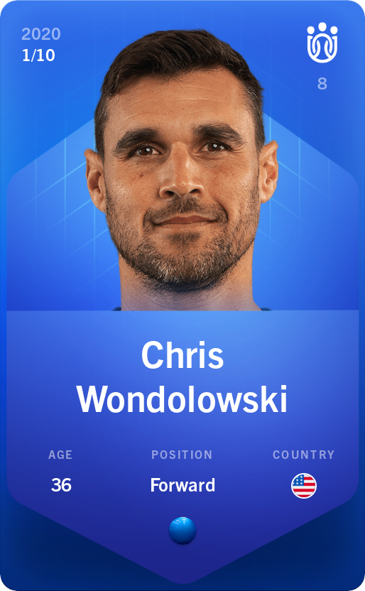 Sorare - Sorare Official - Chris Wondolowski 2020-21 • Super Rare 1/10 - NFT # 28769770915699739943615652412601890698513478759697583161412945806621992523235