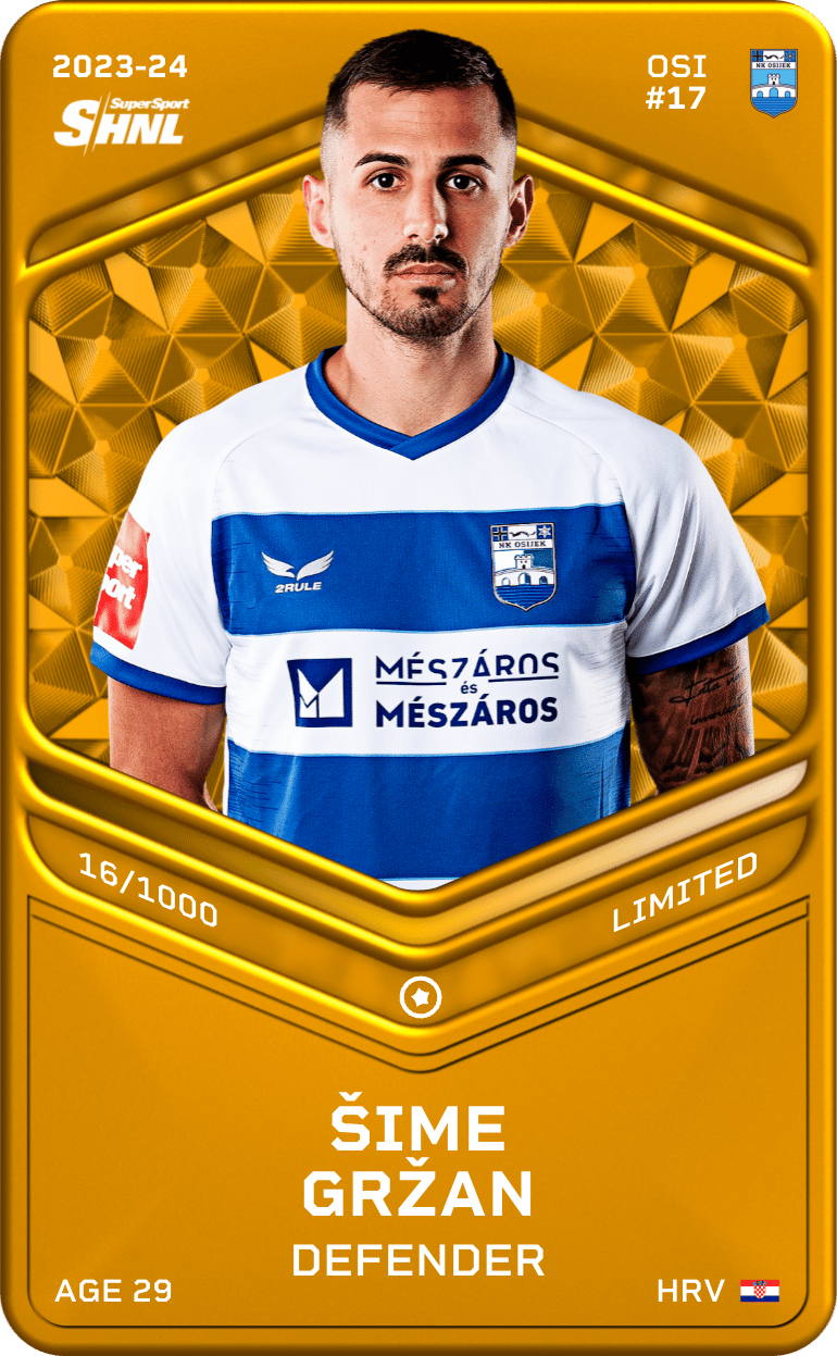 Šime Gržan 2023-24 • Limited 16/1000