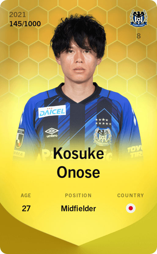Kosuke Onose 2021-22 • Limited 145/1000