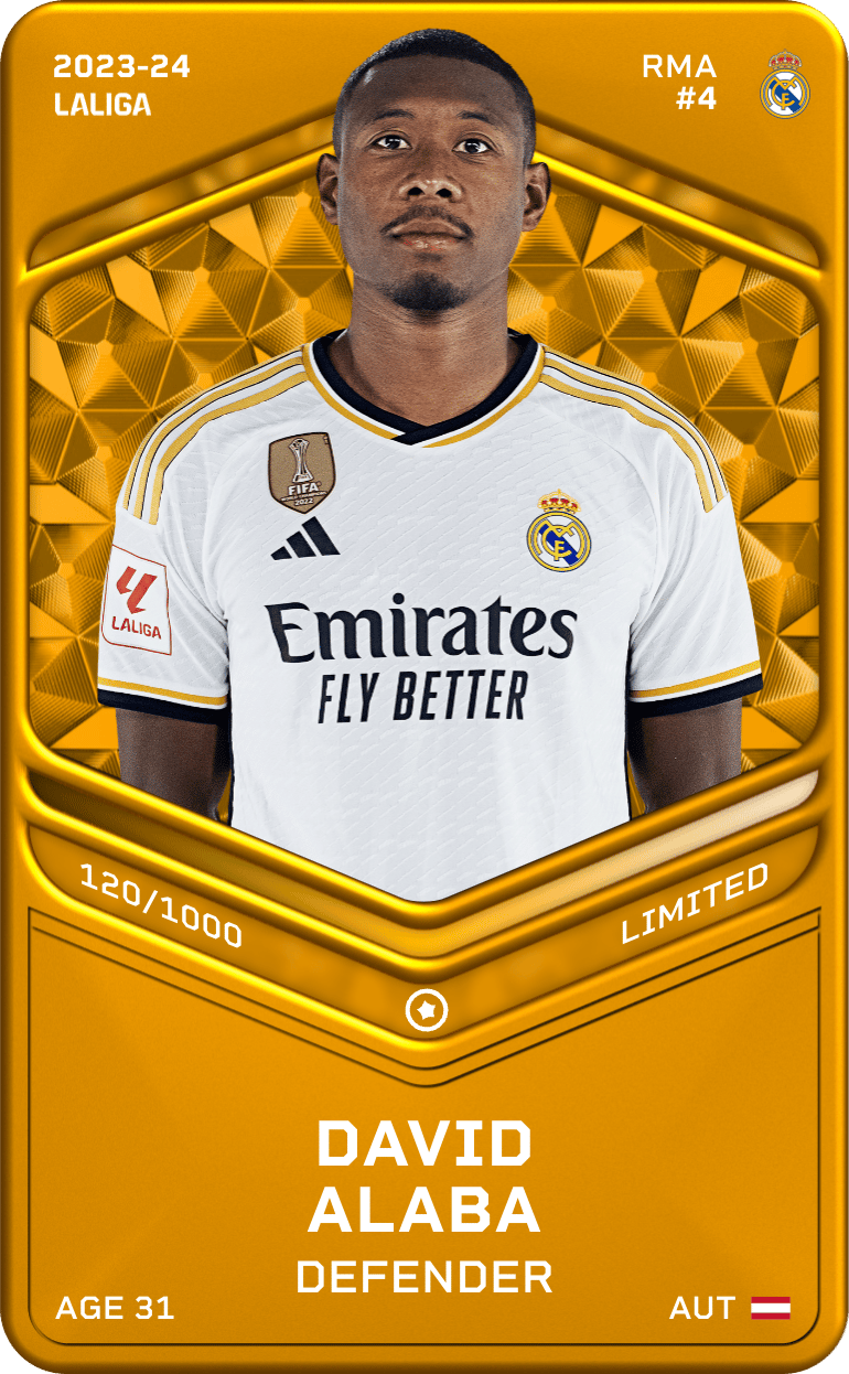 David Alaba 2023-24 • Limited 120/1000
