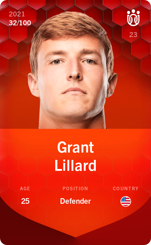 Sorare - Sorare Official - Grant Lillard 2021-22 • Rare 32/100 - NFT # 55134466388260875757922623251227638511108215050425378300867310234248985092494