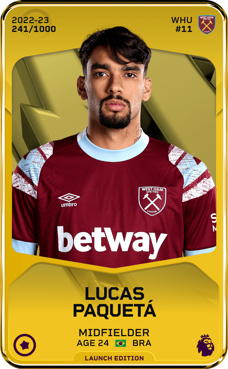Lucas Paquetá 2022-23 • Limited 241/1000