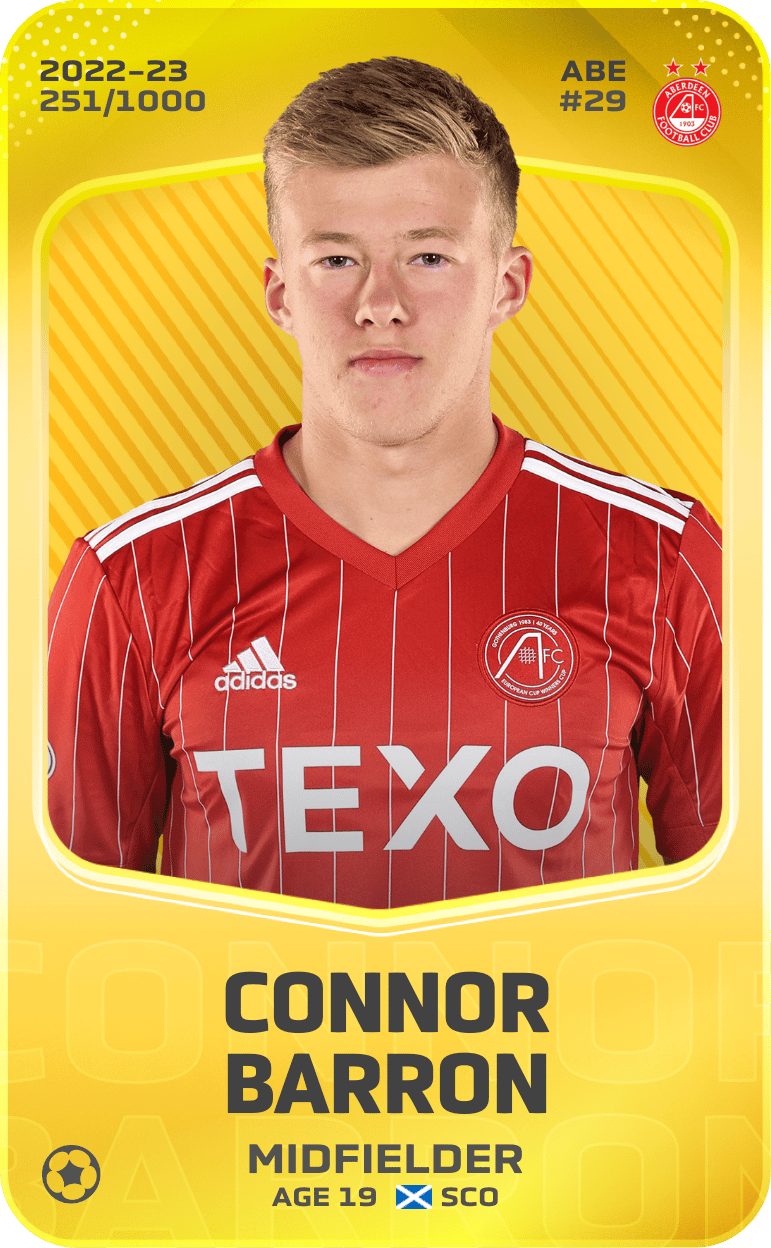 Connor Barron 2022-23 • Limited 251/1000