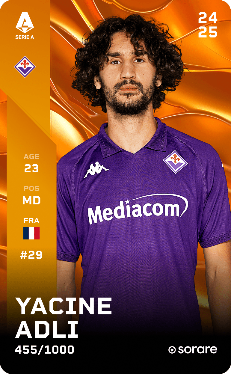 Yacine Adli 2024-25 • Limited 455/1000