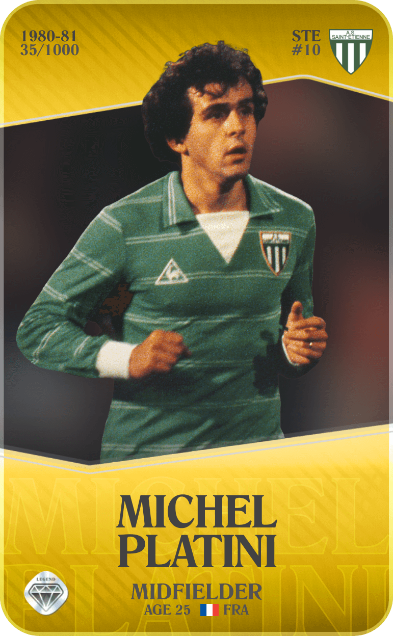 Michel Platini 1980-81 • Limited 35/1000