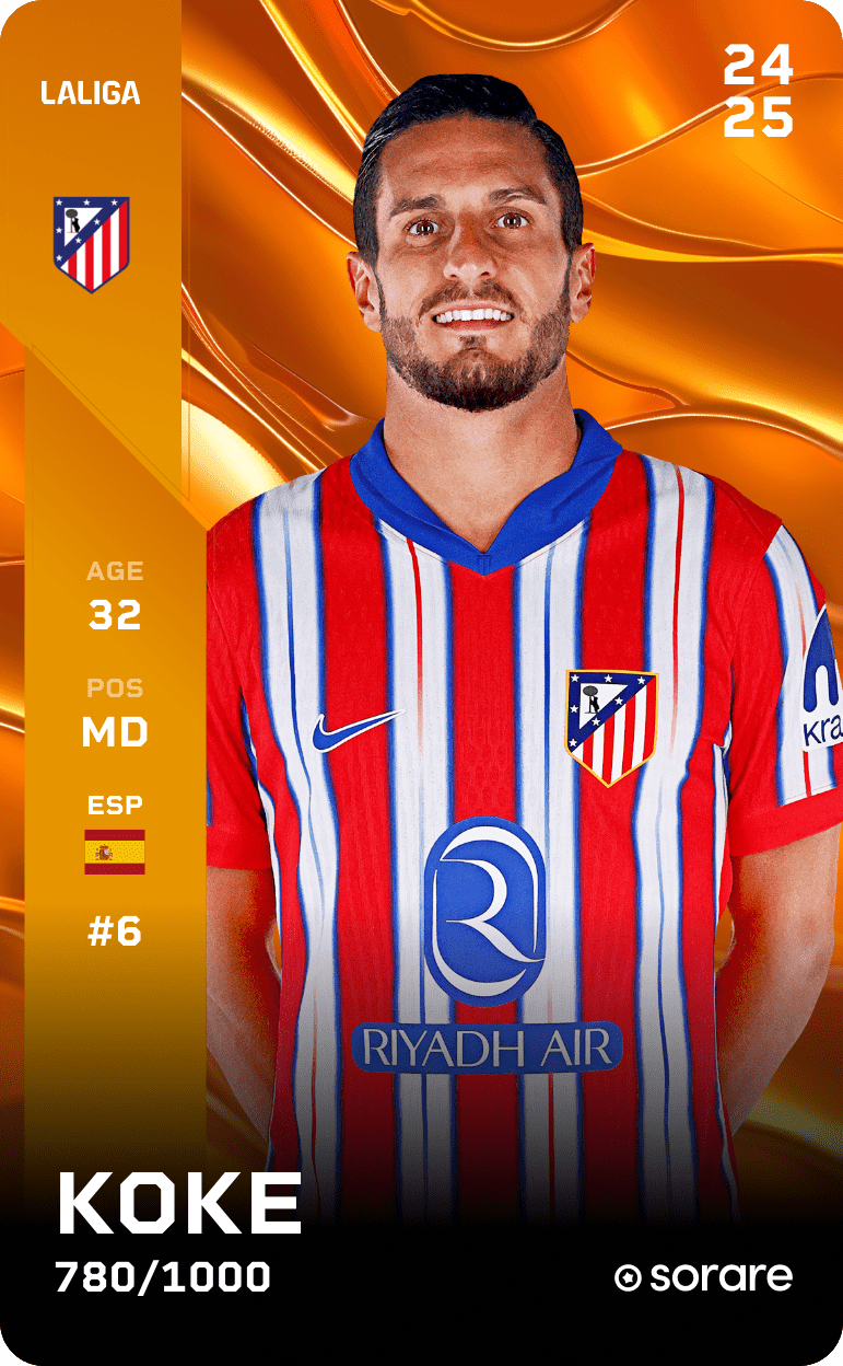 Koke 2024-25 • Limited 780/1000