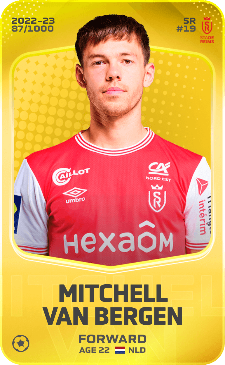 Mitchell van Bergen 2022-23 • Limited 87/1000