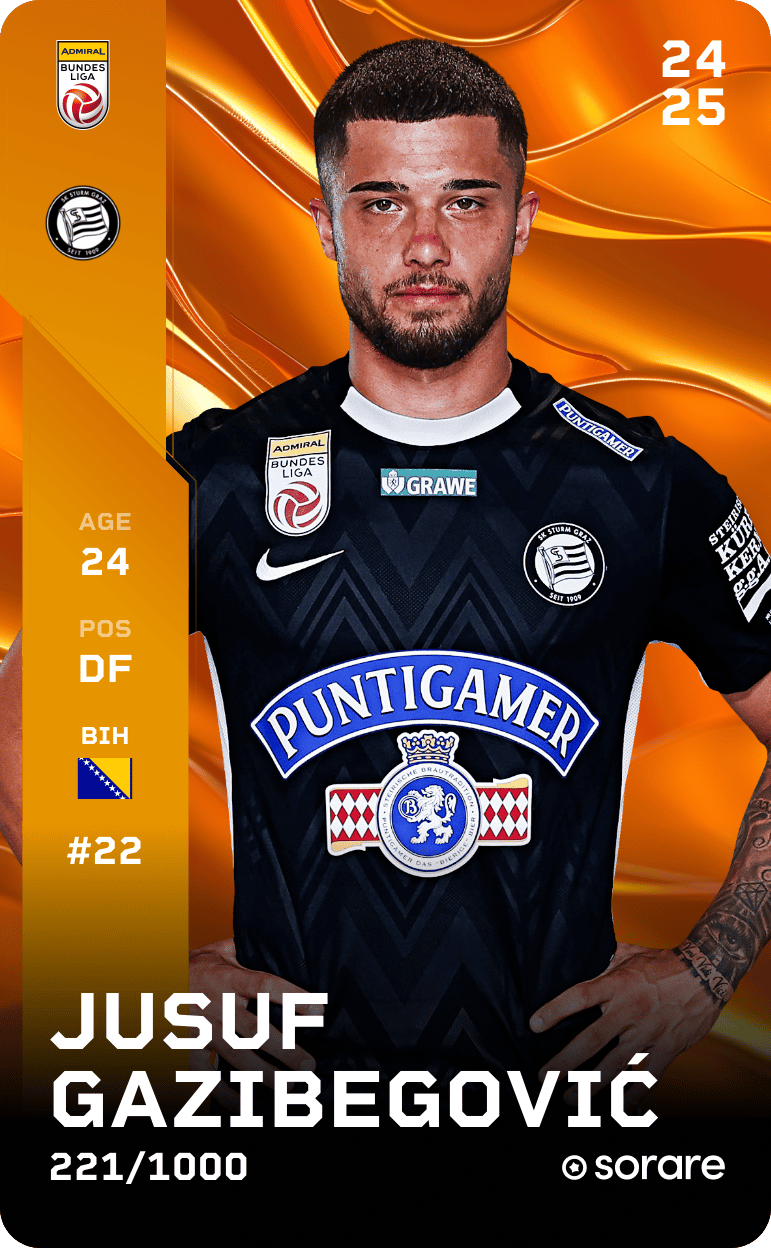 Jusuf Gazibegović 2024-25 • Limited 221/1000