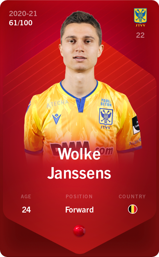 Sorare - Sorare Official - Wolke Janssens 2020-21 • Rare 61/100 - NFT # 16223371396218999543011120573169800502170802149905721678721120792383548431547