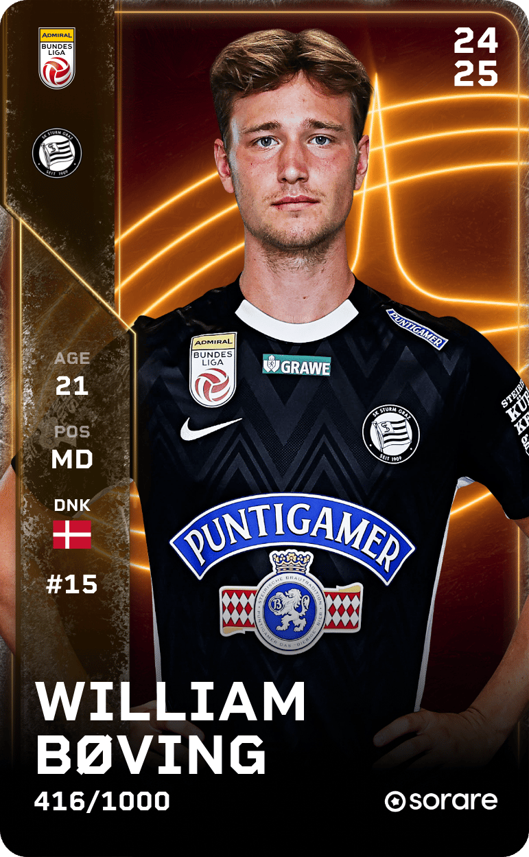 William Bøving 2024-25 • Limited 416/1000