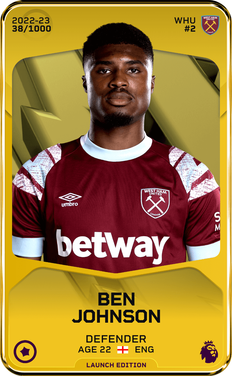 Ben Johnson 2022-23 • Limited 38/1000