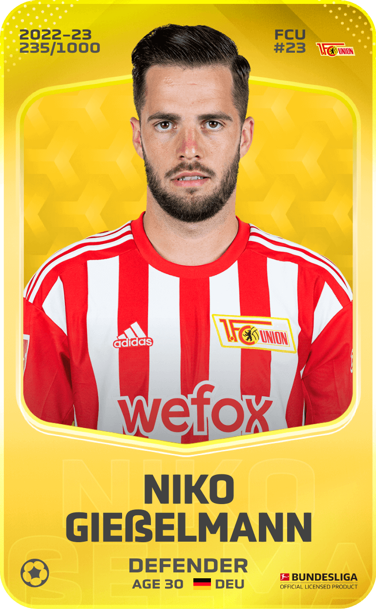 Niko Gießelmann 2022-23 • Limited 235/1000