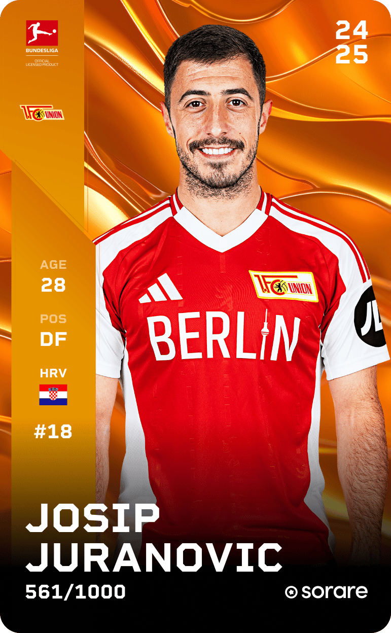 Josip Juranovic 2024-25 • Limited 561/1000