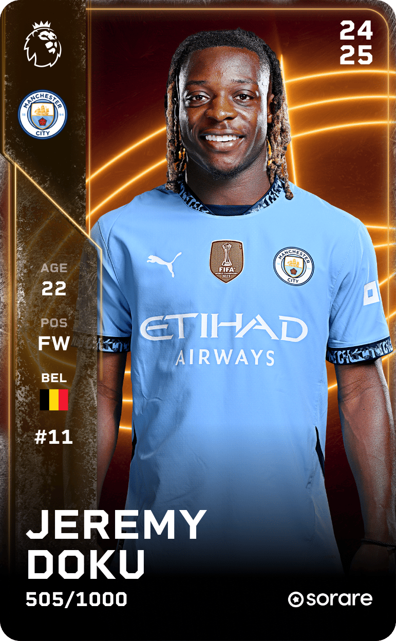 Jeremy Doku 2024-25 • Limited 505/1000