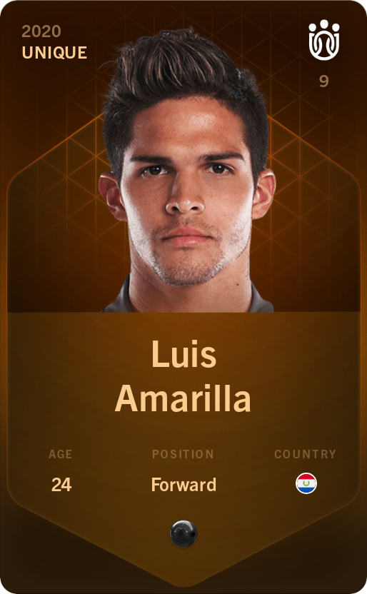 Sorare - Sorare Official - Luis Amarilla 2020-21 • Unique - NFT # 18947116343410170359396396492207891030332783585643157045787623591532232155893