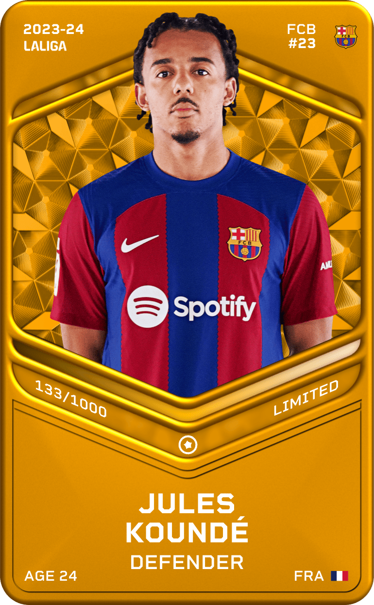 Jules Koundé 2023-24 • Limited 133/1000