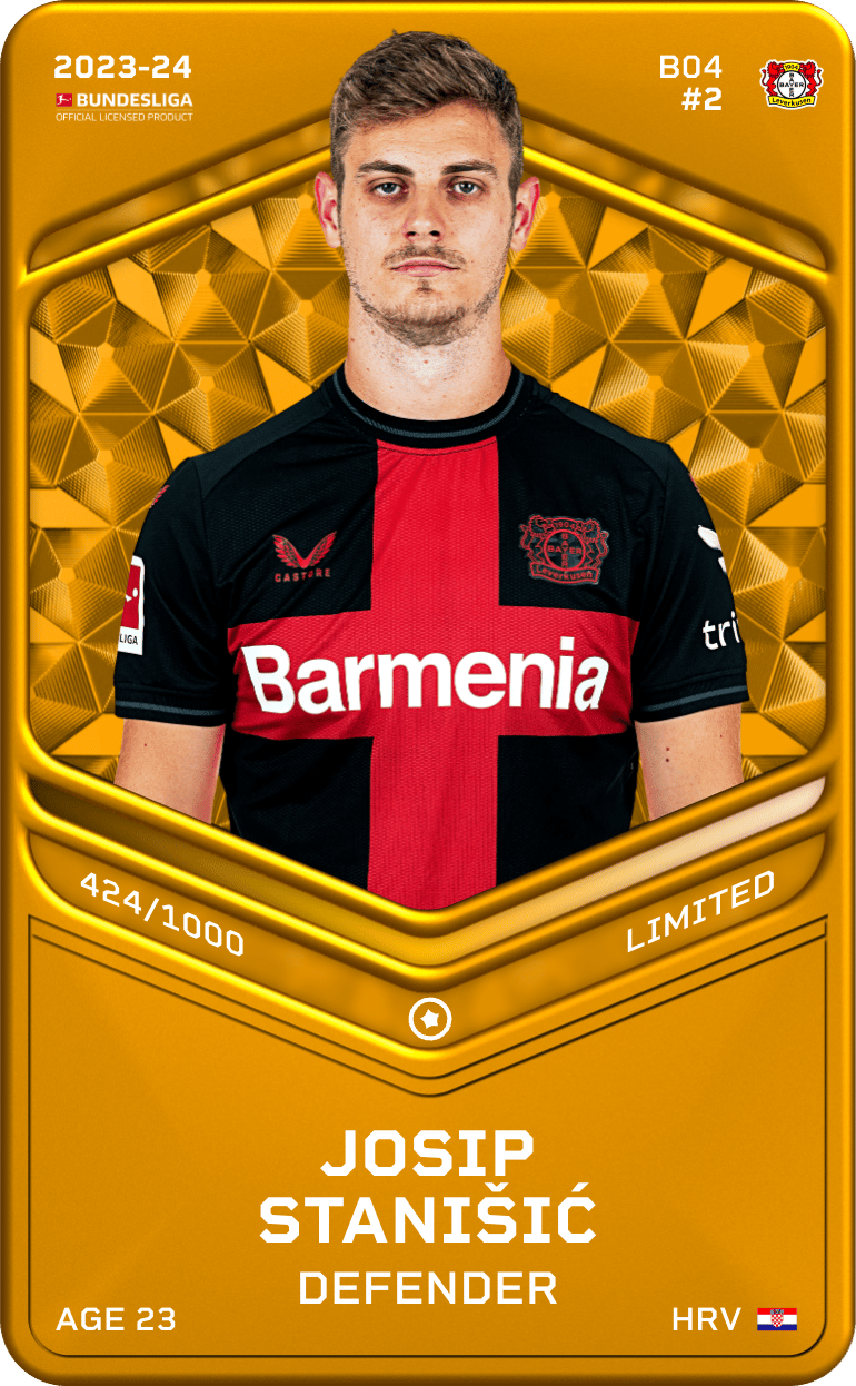 Josip Stanišić 2023-24 • Limited 424/1000