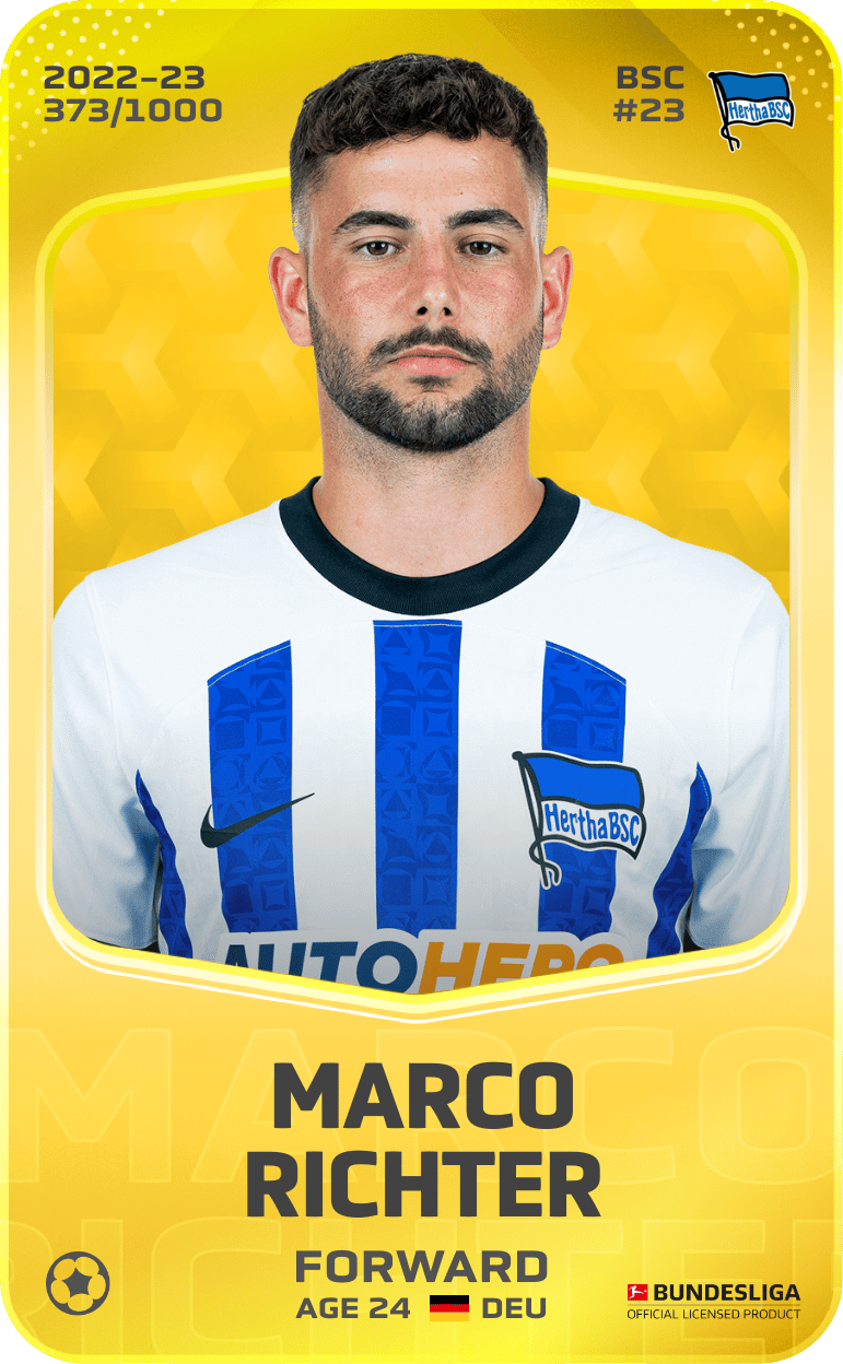 Marco Richter 2022-23 • Limited 373/1000