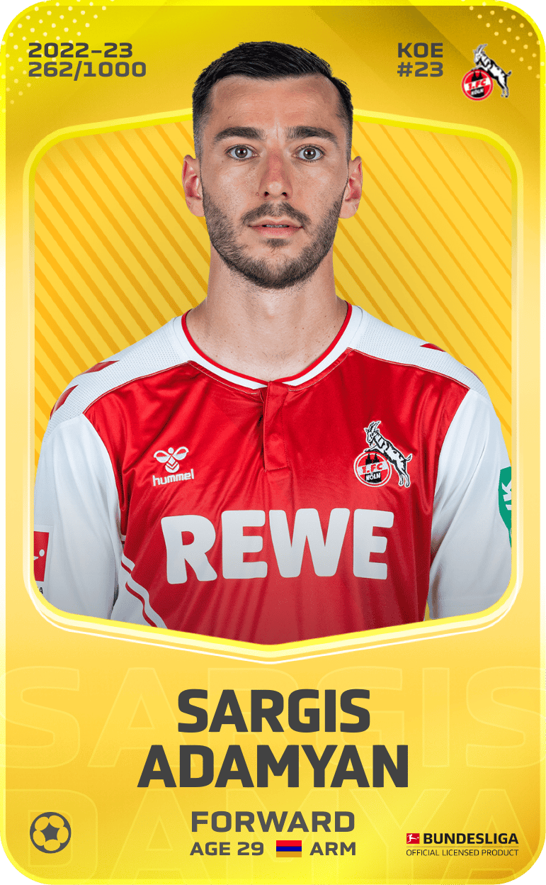 Sargis Adamyan 2022-23 • Limited 262/1000