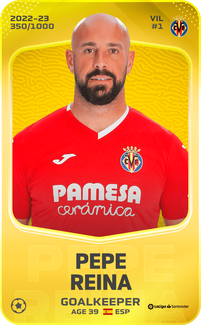 Pepe Reina 2022-23 • Limited 350/1000