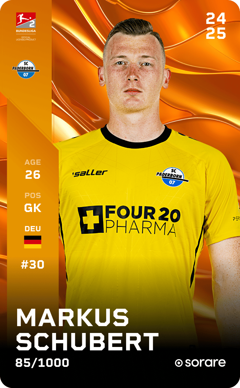 Markus Schubert 2024-25 • Limited 85/1000