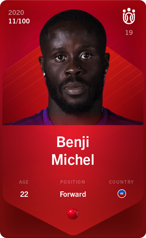 Sorare - Sorare Official - Benji Michel 2020-21 • Rare 11/100 - NFT # 74391118065777381950192764867057452887198038400700155286601545323988847332089
