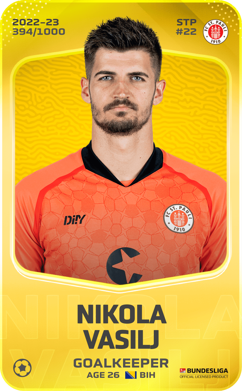 Nikola Vasilj 2022-23 • Limited 394/1000
