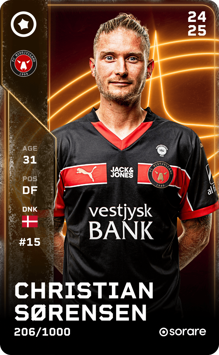Christian Sørensen 2024-25 • Limited 206/1000