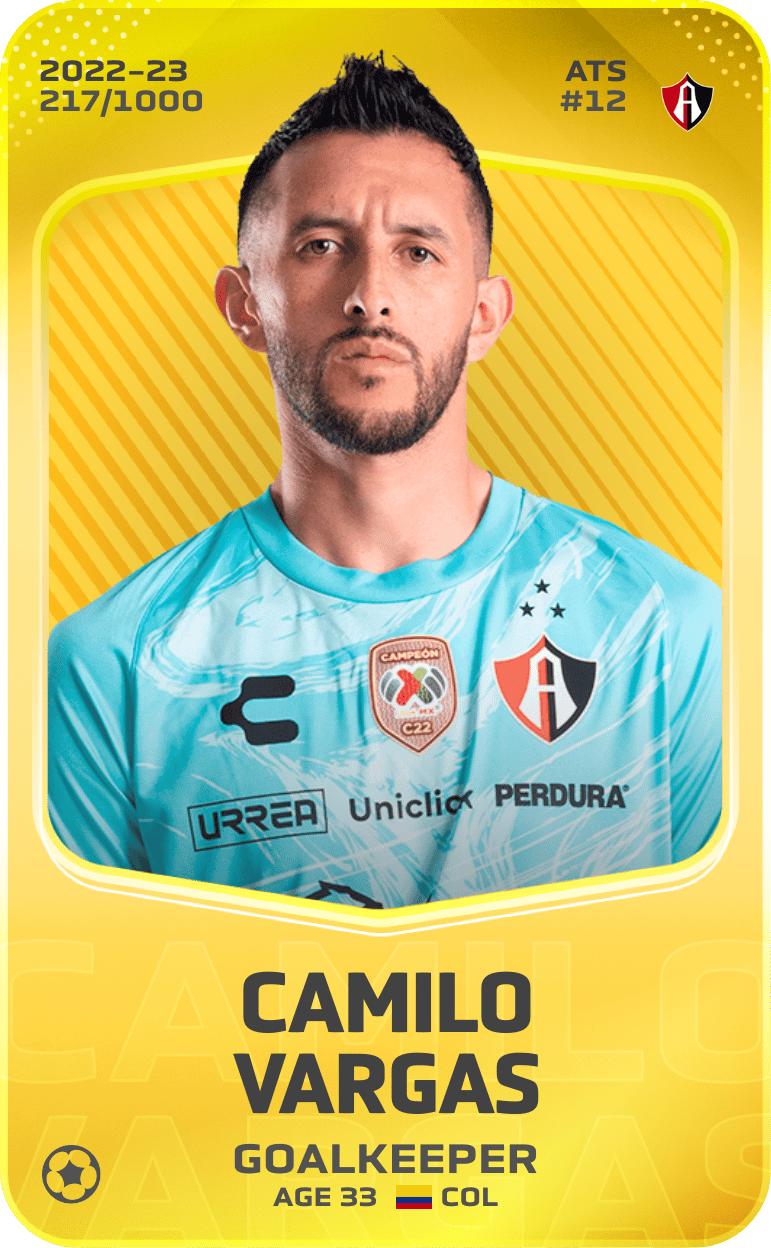 Camilo Vargas 2022-23 • Limited 217/1000