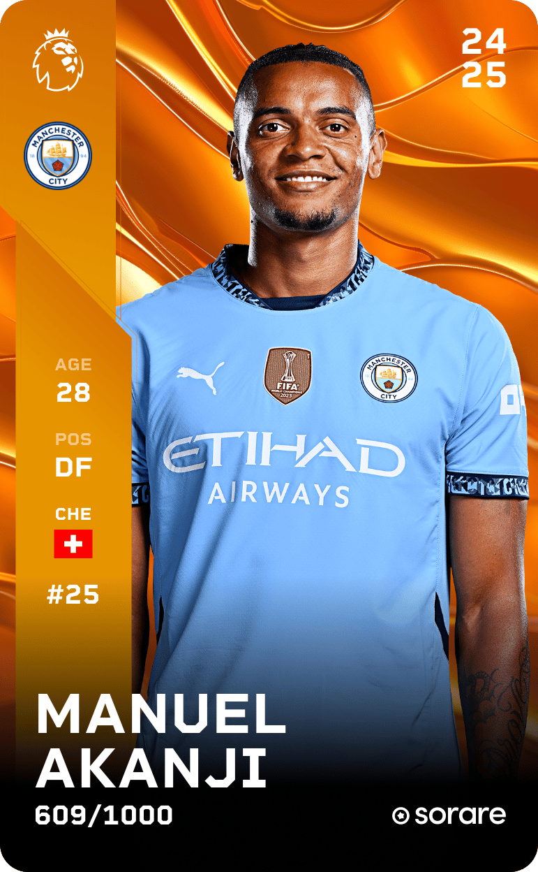 Manuel Akanji 2024-25 • Limited 609/1000