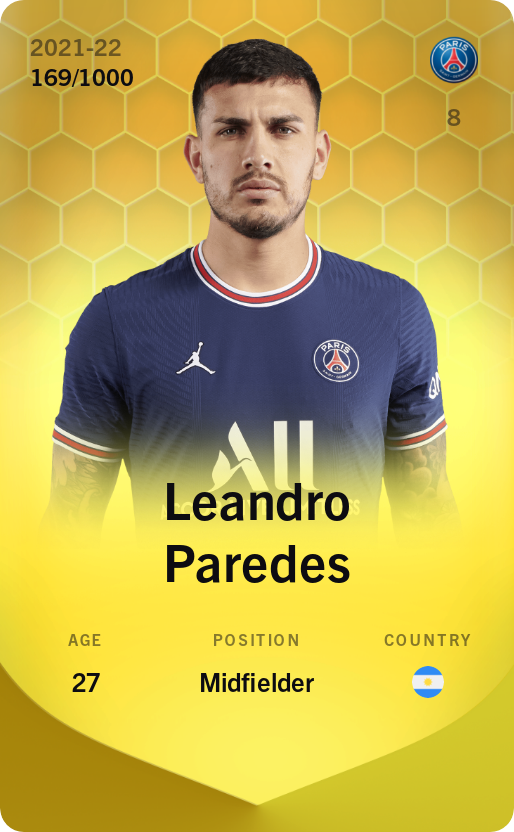 Leandro Paredes 2021-22 • Limited 169/1000