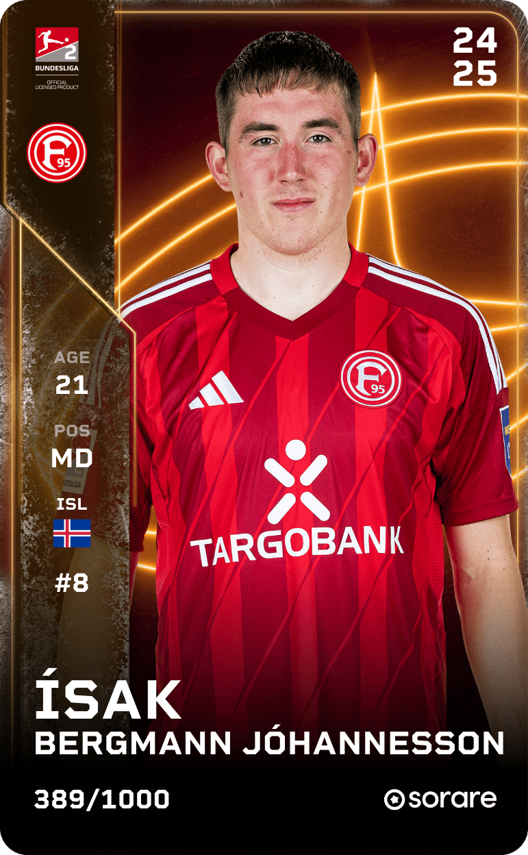 Ísak Bergmann Jóhannesson 2024-25 • Limited 389/1000