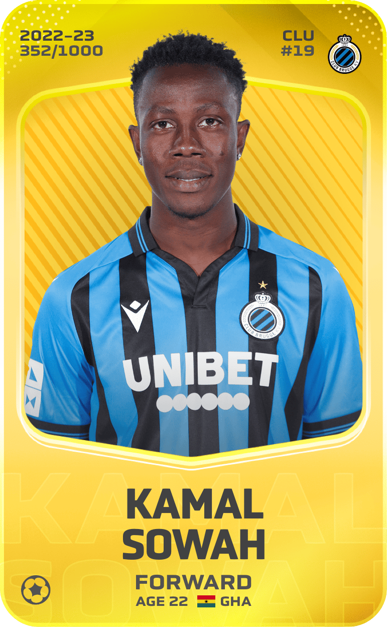 Kamal Sowah 2022-23 • Limited 352/1000