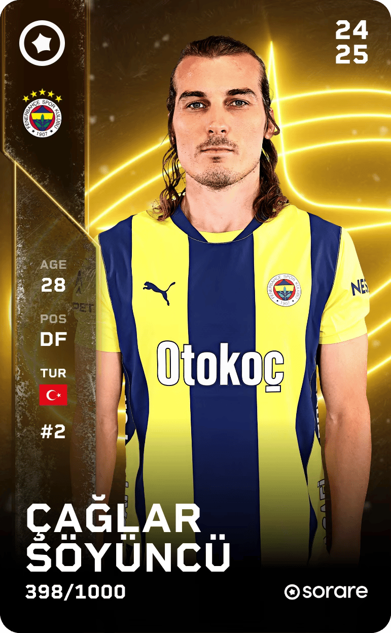 Çağlar Söyüncü 2024-25 • Limited 398/1000