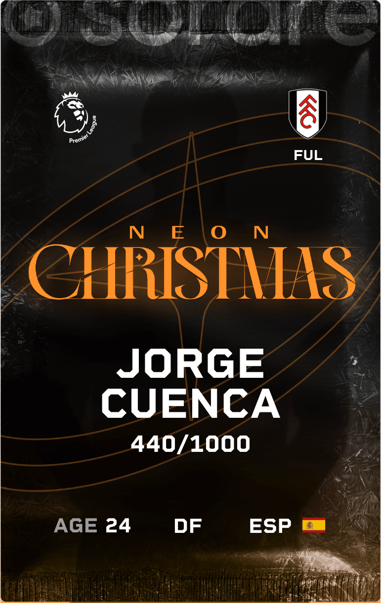 Jorge Cuenca 2024-25 • Limited 440/1000