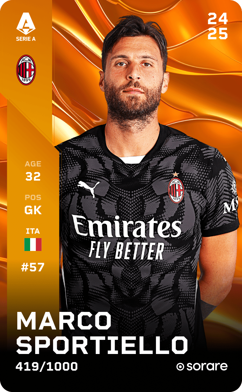 Marco Sportiello 2024-25 • Limited 419/1000