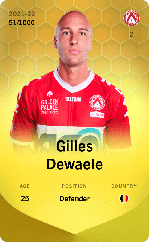 Gilles Dewaele 2021-22 • Limited 51/1000