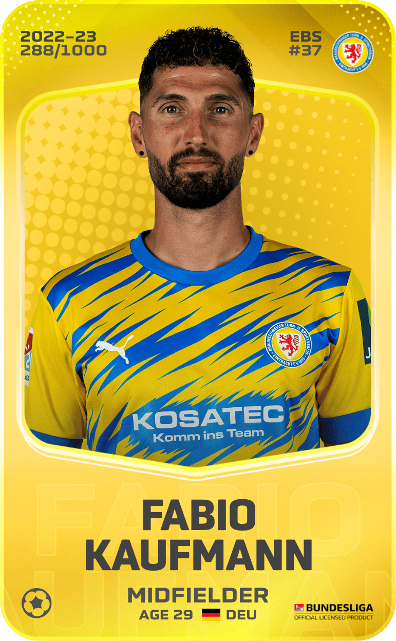 Fabio Kaufmann 2022-23 • Limited 288/1000
