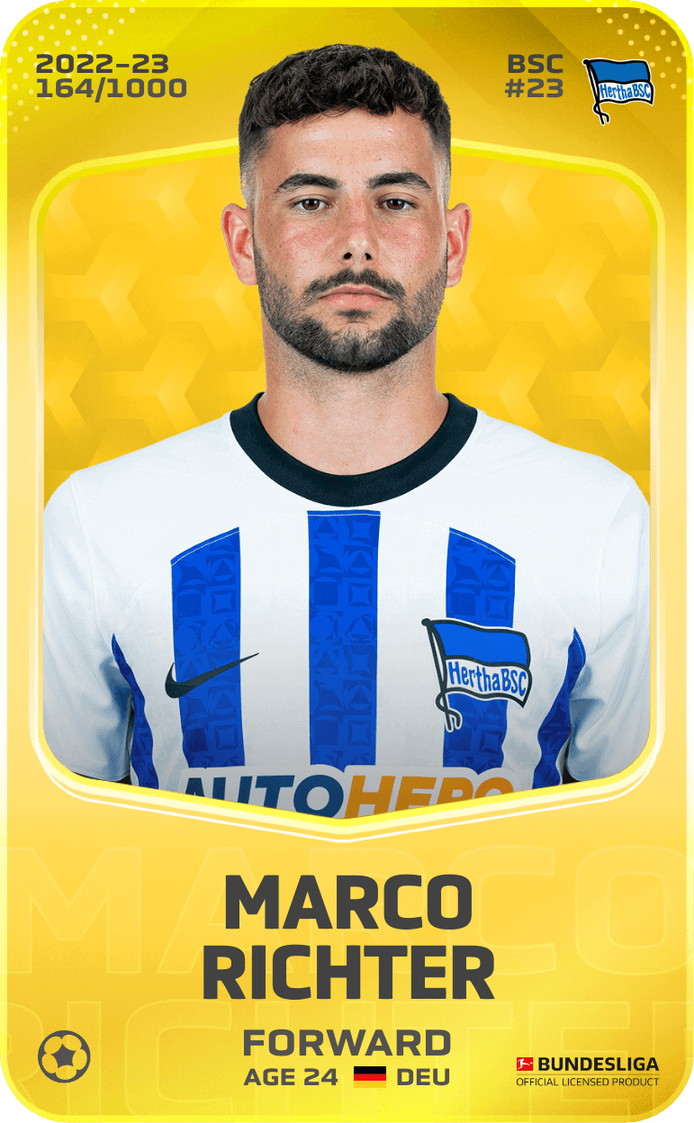 Marco Richter 2022-23 • Limited 164/1000