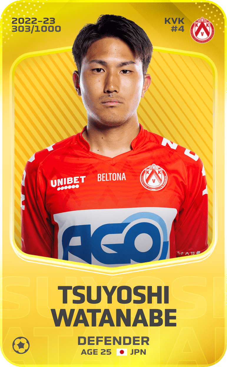 Tsuyoshi Watanabe 2022-23 • Limited 303/1000